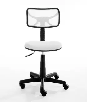 Wk657590 Idea Nuova Swivel Mesh Office Chair White