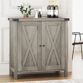 Idealhouse 198290531172 Buffet Cabinet Farmhouse Sideboard Small Storage With Doors And Shelv