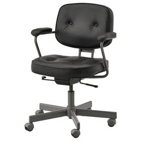 Ikea 103.674.61 Brand New Alefjall Glose Black Office Chair