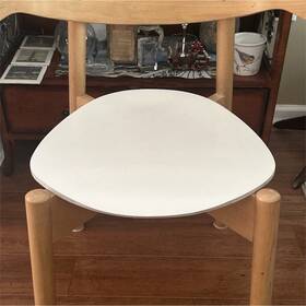 Ikea 13742 Bojne Dining Chairs Set Of 4 Stacking Light Wood And White Kitchen