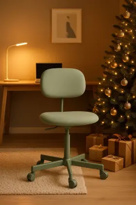 205.732.72 Ikea Bleckberget Swivel Chair Idekulla Light Green