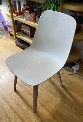 Ikea 603.599.96 Odger Chairs 3 - Beige Excellent Used Condition Pick Up Only