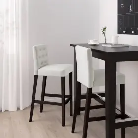 904.496.08 Ikea Brand New Hansolle Bar Stool Chair Black-brown 66 Cm 26 Inch