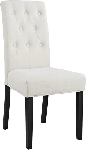 Eei-1383-bei Inc. Confer Modern Tufted Upholstered Fabric Parsons Kitchen And Dining Room Chair In