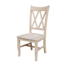 C-20p Inc International Concepts Set Of Two Double X-back Dining Chair 19.9 Inch W X 22 D