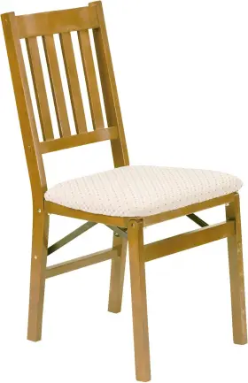 4540.6h912 Industries Stakmore Arts And Craft Folding Chair Oak Finish Set Of 2 Wood