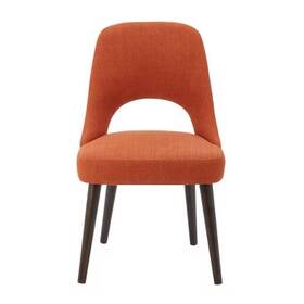 Ink Ivy 79659921 Set Of 2 Nola Dining Side Chairs Orange/dark Brown -