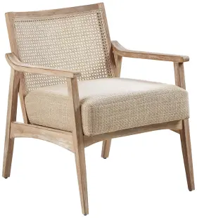 Ii100-0360 Ink Ivy Kelly Light Brown And Wheat Accent Chair