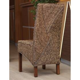International Caravan Bg2247317 Lambada Hyacinth Spiral Design Chair Set Of 2