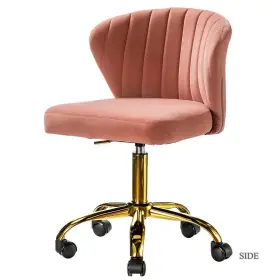 Jayden Creation 190430720927 Ilia Modern Velvet Up To 35 Inch Swivel Adjustable Height Task