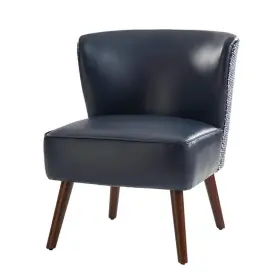 Chm1080-nav Jayden Creation Timon Mid-century Modern Wingback Variety Fabric Pattern Side Chair With Solid