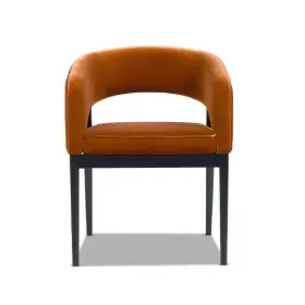 80090-mvo-my Jennifer Taylor Mirah 34 Inch Burnt Orange Performance Velvet Modern Open Barrel