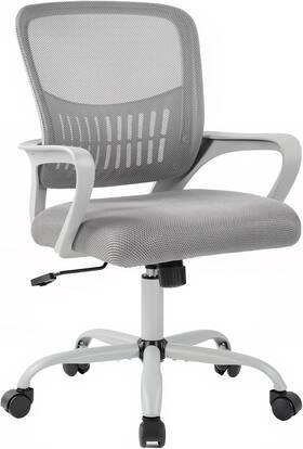 Jhk C-5512cz Home Office Computer Chair Ergonomic Mid Back Desk Swivel Height Adjustable