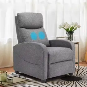 Hf-5021c-1 Jhk Massage Recliner Chair Sofa With Remote Adjustable Backrest Lumbar Support