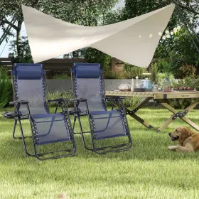 Zgrcso2-01 Jhk Set Of 2 Zero Gravity Chair Recliner Outdoor Lounge Folding Reclining Patio Lawn