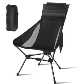 Jitoow 788046950069 Camping Chairs Portable Chair With Headrest And Storage Bag Lightwe