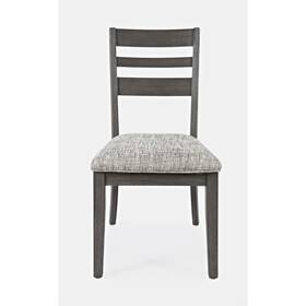 Jofran 1855-420kd Altamonte Contemporary Upholstered Ladderback Chair Set Of 2