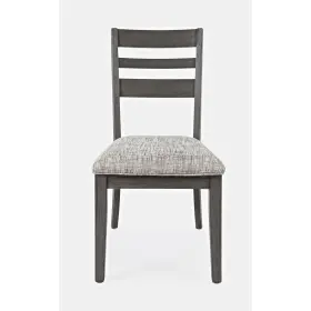 1855-420kd Jofran Altamonte Contemporary Upholstered Ladderback Chair Set Of 2
