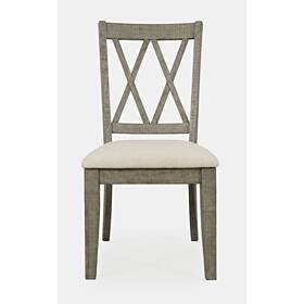 Jofran 2231-401kd Telluride Rustic Farmhouse Solid Wood Dining Chair Set Of 2