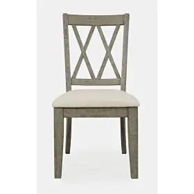 2231-401kd Jofran Telluride Rustic Farmhouse Solid Wood Dining Chair Set Of 2
