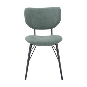Jofran 2271-owenchjd Contemporary Modern Faux Leather Split-back Upholstered Dining Chair Set Of 2