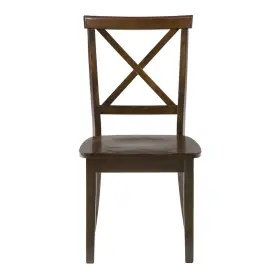 342-915kd Jofran Richmond Cherry X Back Dining Chair Set Of 2