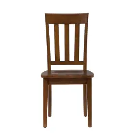 452-319kd Jofran Simplicity Solid Wood Classic Slat Back Dining Chair Set Of 2