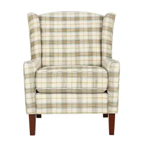 Jofran 840267705078 Thompson Traditional Vintage Classic Wingback Upholstered Accent Chair