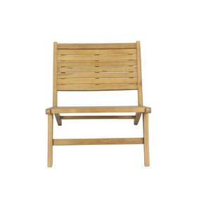 Jonathan Y Opsakt2000d Seagrove Wood Armless Outdoor Patio Chair By - 23.62l X 36.22w X