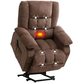 Jonpony 073078910496 Xl-b1124lm Power Lift Recliner Chair Recliners Brown