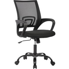 Jonpony 680358134840 Ergonomic Office Chair Breathable Mesh Back Adjustable Height Padded