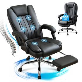 Jonpony 680358255323 Big And Tall Office Chair 500lbs Executive Massage