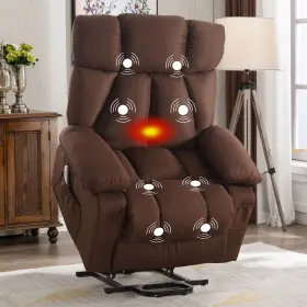 Xl-b1288lm-2-x Jonpony Power Lift Recliner Chair Recliners For Elderly With Heat