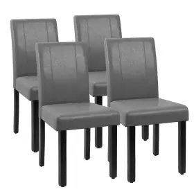 Jummico 788418035981 Dining Chair Pu Leather Living Room Chairs Modern Kitchen Armless Sid