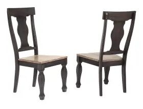 D6403-c Kings Brand Furniture Alleyton Wood Dinette Dining Room Side Chairs Set Of 2