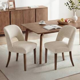 Kislot Dc7y121 Upholstered Dining Chairs Set Of 2 Modern Armless Kitchen With