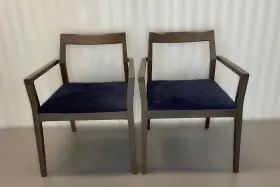 Mk01a Knoll 2 Arm Chairs By Marc Krusin Made In Usa