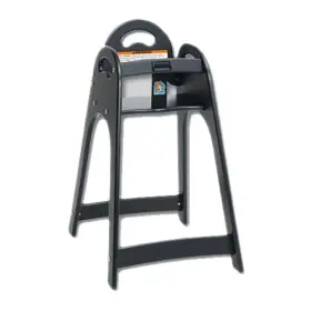 Kb105-02 Koala Kare Black Designer High Chair With Rounded Top / Sides
