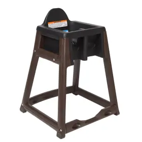 Kb966-02 Koala Kare Kidsitter Black High Chair With Brown Legs