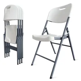 Qm02chairs4wbb Kow 4-20 Pack Commercial Plastic Folding Stackable Chairs Seats -event Wedding Party