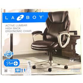 La-z-boy 52069-brn La-z-boy Westley Big And Tall Executive Office Chair Active Lumbar Support Brown