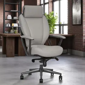 60101-gry La-z-boy Vannes Leather Executive Chair Black