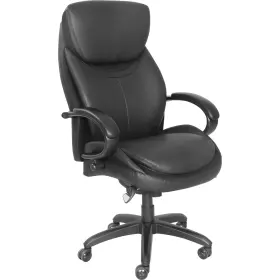 Lzb48081 La-z-boy Faux Exec Leather Chair 32-3/4 Inch X27-3/4 X42-1/4 Bk 48081