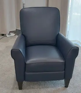 Rtllazb21130ac La-z-boy Graphite Leather Recliner Chair Performance Ss-standardseat Modern