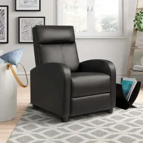 Wmsf0p0bl Lacoo Sillon Reclinable Negro Sillones Mueble Para La Sala Dormitorio Adulto En Oferta