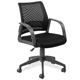 10066db Leick Home 10066bl Adjustable Height Mesh Back Office Desk Chair Black