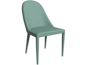 Leisuremod 644380718102 Seville Upholstered Chair Green