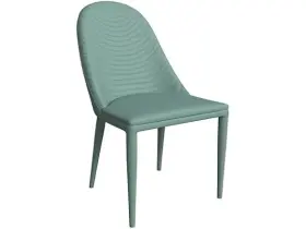 Leisuremod 644380718102 Seville Upholstered Chair Green