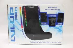 Level Up Luc1020-blk Pro Gaming Chair With Led Lighting