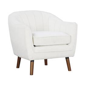 Lexicon 1081wh-1 Cutler Textured Accent Chair In White